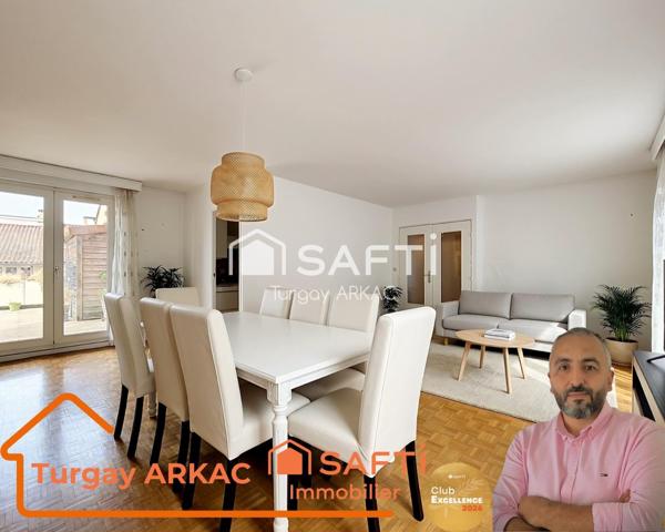 Grand appartement en duplex inversé avec Terrasse