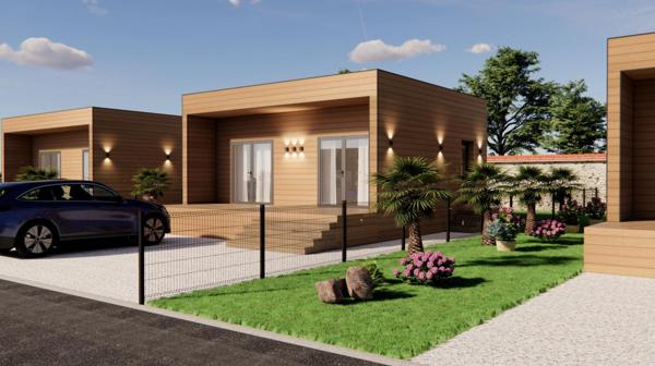 MAISON INDIVIDUELLE de plain-pied d'environ 40 m²