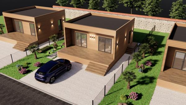 MAISON INDIVIDUELLE de plain-pied d'environ 40 m²