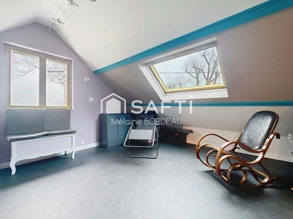 Maison 5 chambres avec jardin et bois