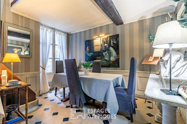 Authentique maison de ville avec terrasse en centre historique de Senlis