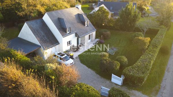 Maison familiale 122 m² habitables, 4 chambres, Terrain de 1500 m² Bretagne / Morbihan Sud