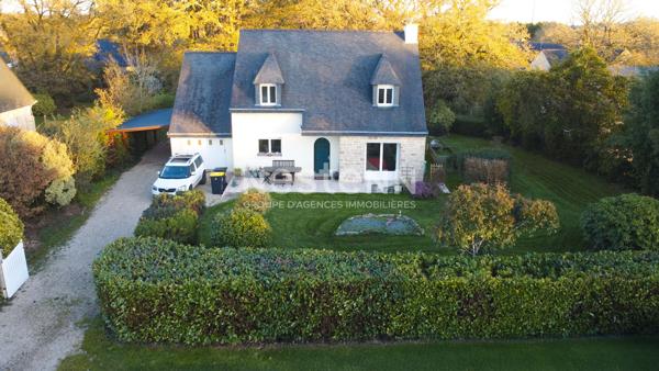 Maison familiale 122 m² habitables, 4 chambres, Terrain de 1500 m² Bretagne / Morbihan Sud