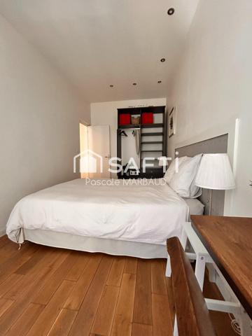 F2 de 45 m² meublé avec salle d'eau et wc séparé