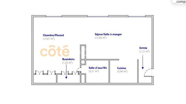 Vente
                Appartement36,27 m² - 2 Pièces -
                    PARIS (75005)