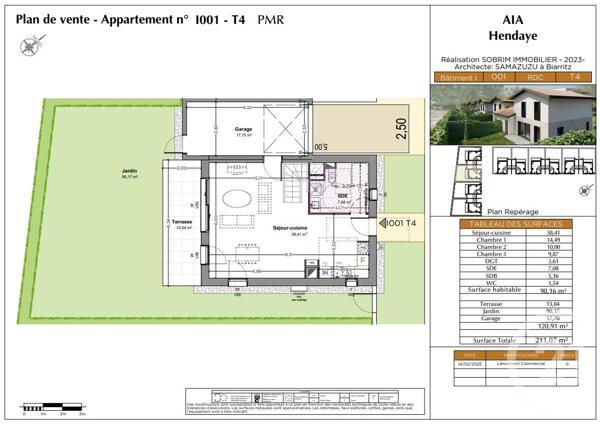 Maison à vendre  4 pièces - 90,16 m2 HENDAYE - 64