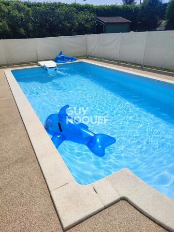 🏡 Maison plain-pied 4 chambres avec piscine – Terrain 1 000 m² – Morestel