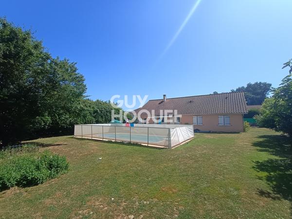 🏡 Maison plain-pied 4 chambres avec piscine – Terrain 1 000 m² – Morestel