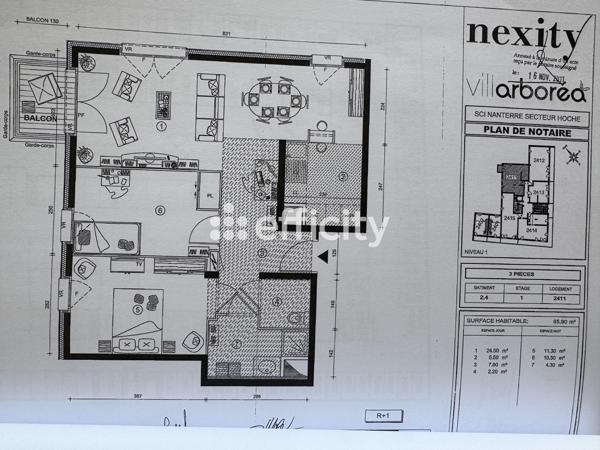 Appartement
         3 pièces
        - 66 m² 320 000 € *
