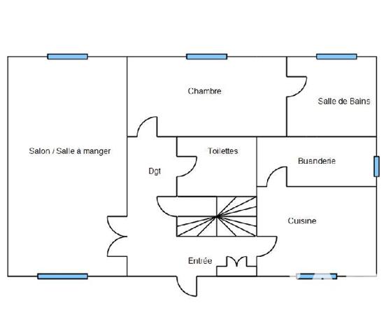 Maison à vendre 5 pièces 134 m² Guéret