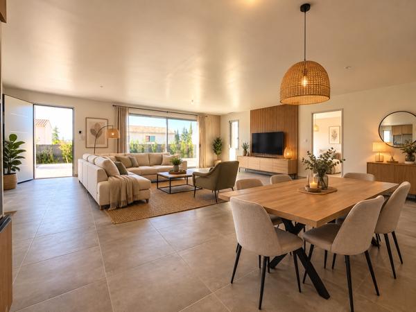 L’ISLE-SUR-LA-SORGUE – MAISON NEUVE AVEC PISCINE ET 4 CHAMBRES