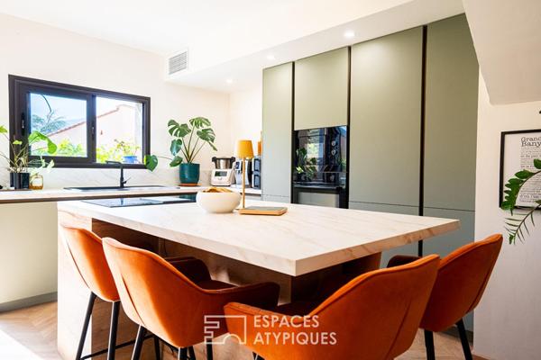 Maison rénovée avec extérieur et ambiance chaleureuse