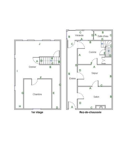 A VENDRE Maison 3 pièces 74 m² Vernantes