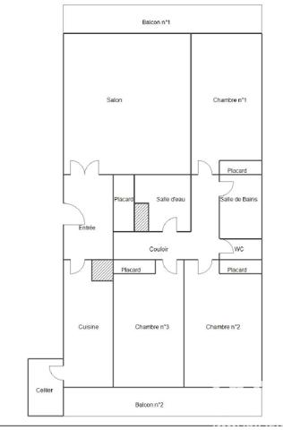 Appartement à vendre 4 pièces 88 m² Montreuil
