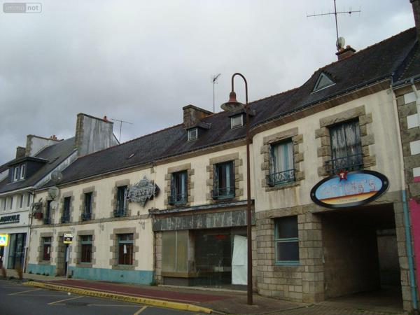Local mixte (Pro/Hab) à vendre à Cléguérec dans le Morbihan (56480), ref : 063-192