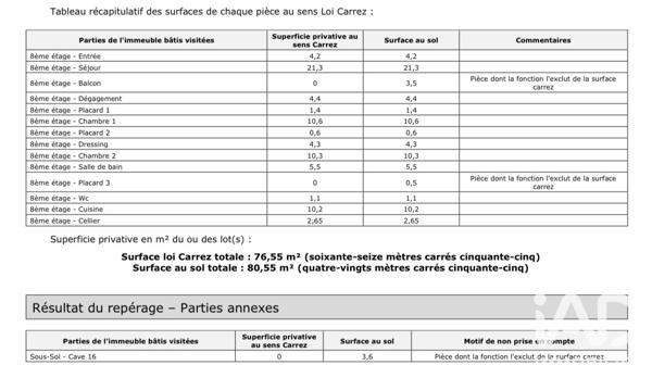 Appartement à vendre 4 pièces 76,55 m² La Courneuve