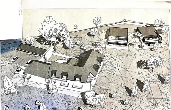 73100-Manoir historique,ancien château Mouxy  (comtes de LOCHE ) + terrain 8484 m2  + option de construire 2 lots