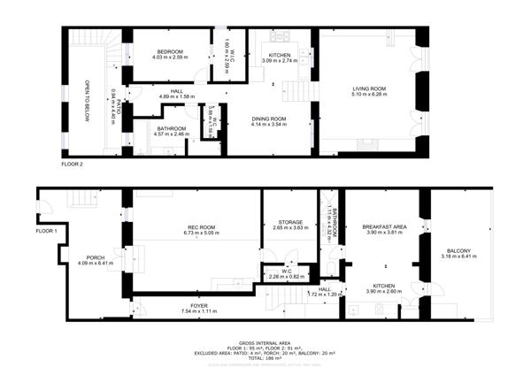 Marseille (13007) // Maison avec terrasses, cour, atelier et studio indépendant – Vue imprenable sur la Bonne Mère//