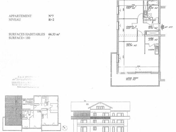 Location Appartement 3 pièces 66.6 m² - 287 AVENUE EUGENE DUCRETET Albertville 73200