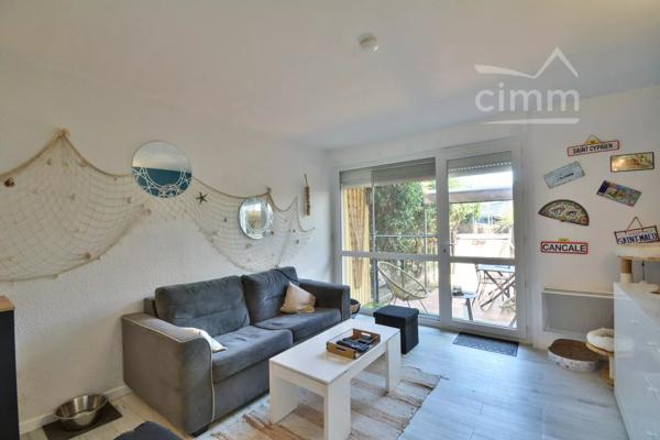 ACHAT - ST CYPRIEN PLAGE 66750 - APPARTEMENT 2 PIECES - RDC - PYRENEES ORIENTALES - REGION OCCITANIE