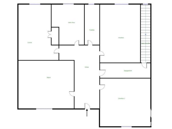 Maison à vendre 3 pièces 87,7 m² Nantes