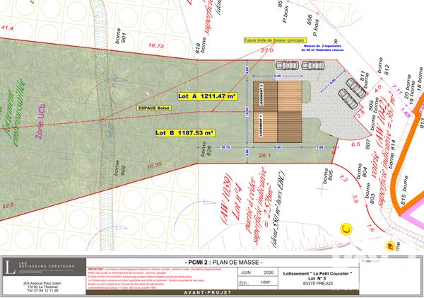 Terrain à vendre 2 399 m² Fréjus