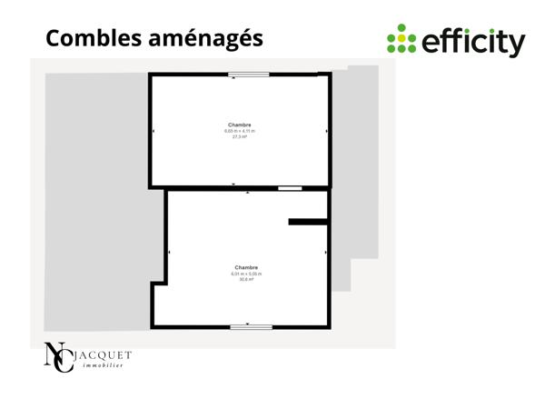 Maison 5 pièces - 148 m² Exclusivité efficity