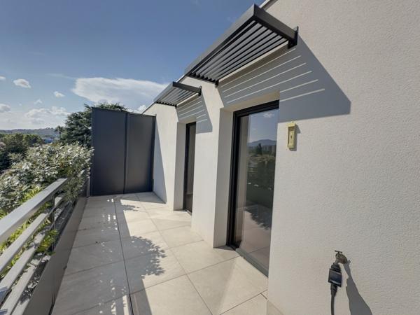 Mandelieu-la-Napoule (06210) Mandelieu, Quartier Cottage, résidence de 8 appartements de 2023, T4 en duplex dernier étage 2 grandes terrass