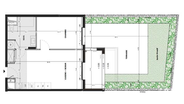 Appartement à vendre 2 pièces 44 m² Èze