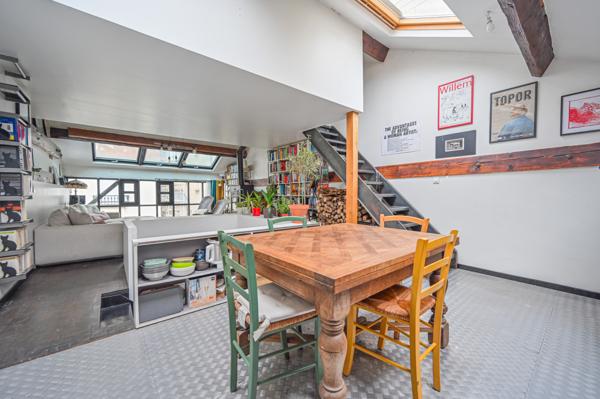 Saint-Denis (93200) Triplex "esprit loft " à Saint-Denis