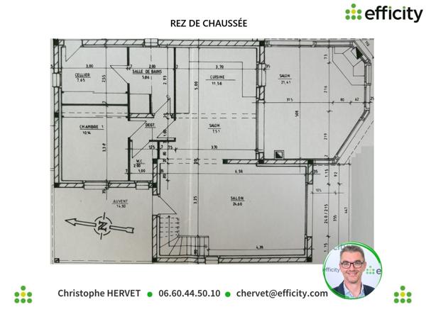 Maison 6 pièces - 150 m² Exclusivité efficity