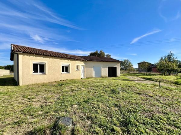 MAISON CONTEMPORAINE AVEC TRAVAUX SUR GRAND TERRAIN