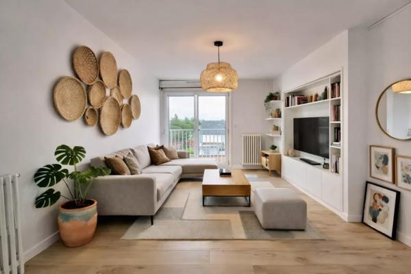 T2 dernier étage, balcon et box – Tortière