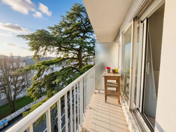 T2 dernier étage, balcon et box – Tortière