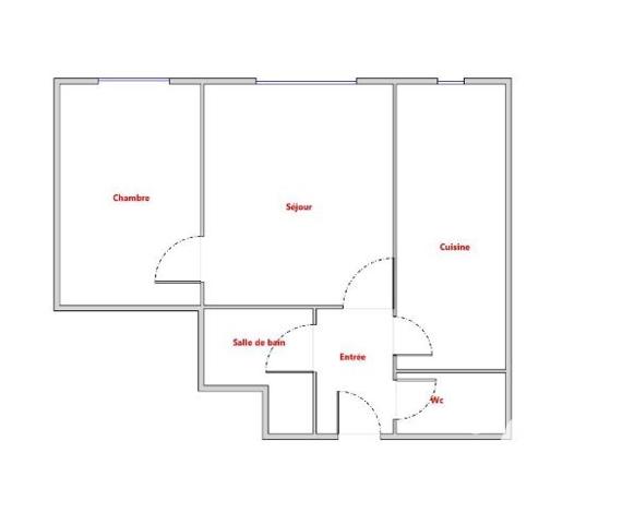 Appartement à vendre 2 pièces 47 m² Aulnay-sous-Bois