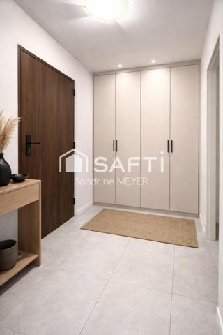 Appartement F1 32 m² avec balcon et cave