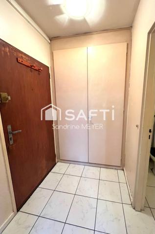 Appartement F1 32 m² avec balcon et cave