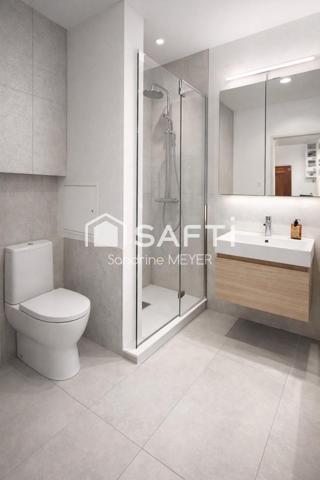 Appartement F1 32 m² avec balcon et cave