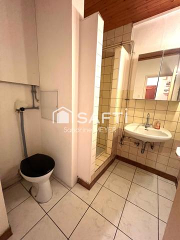 Appartement F1 32 m² avec balcon et cave