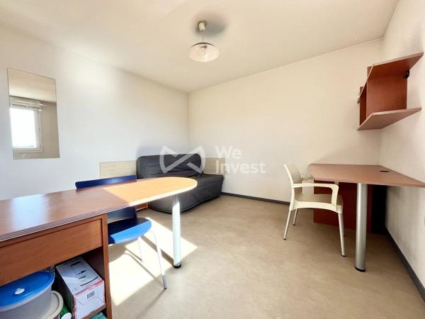 Appartement de type 1 en résidence étudiante.