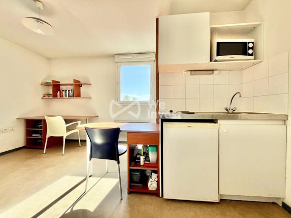 Appartement de type 1 en résidence étudiante.