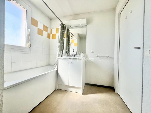 Appartement de type 1 en résidence étudiante.