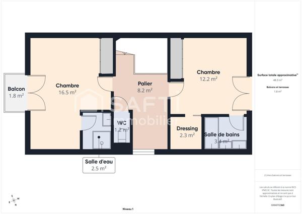 Mérignac Capeyron – Maison de ville avec jardin, terrasse, garage et carport