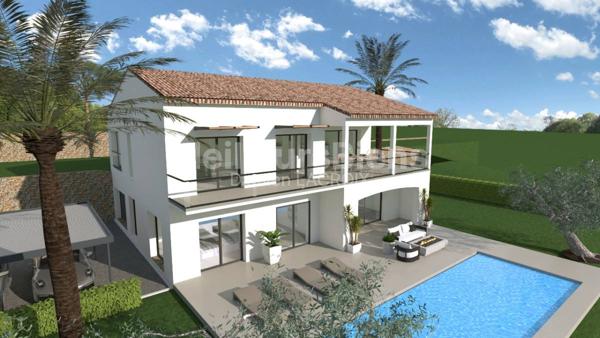 Vue mer panoramique mer sur le Cap d'Antibes