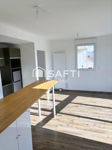 Appartement T2 avec grande terrasse et parking couvert