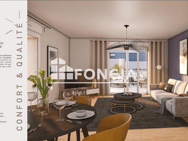 À vendre Appartement 3 pièces 64 m² - Metz 57070