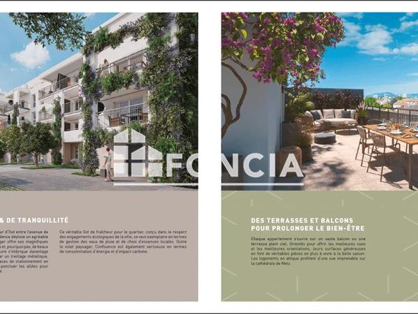 À vendre Appartement 3 pièces 64 m² - Metz 57070