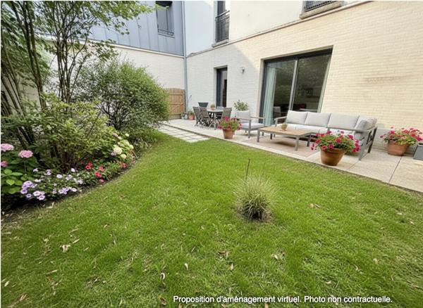 Appartement Montevrain 4 pièces 81.30 m2 - Balcon - Terrase - Jardin