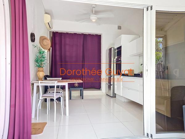 SAINT-FRANÇOIS (971) – MARINA – APPARTEMENT REZ-DE-JARDIN – VENDU MEUBLÉ