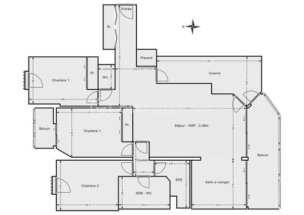 Appartement de 103 m²